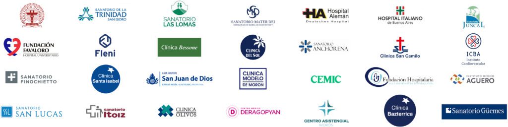Algunos de los centros médicos de nuestra cartilla son: Grupo Gamma, Grupo Oroño, Hospital Británico, Hospital Italiano, Clinica Bazterrica, Sanatorio Finochietto, Cemic, Fleni, ICBA, Sanatorio Güemes, Sanatorio Allende, Hospital Privado, Reina Fabiola, Hospital Aleman, Fleming y muchos más en todo el país.